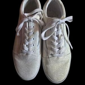 Old Skool Iridescent Glitter Vans•Y7•W8-9